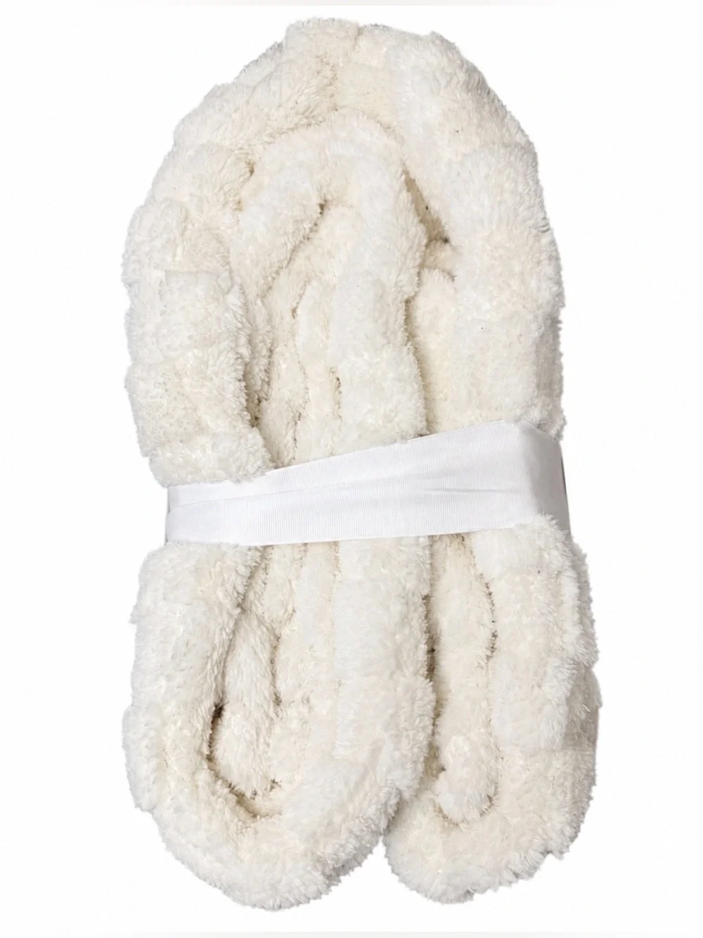 Room Essentials Jacquard Plush Blanket – Full/Quee